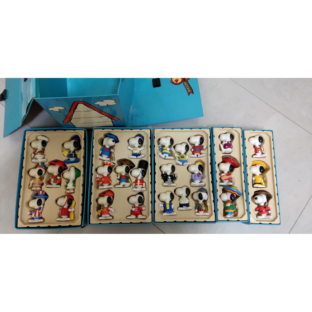 麥當勞1998年早期玩具 Snoopy世界之旅史努比公仔環遊世界第一代 一套28款盒裝 蝦皮購物