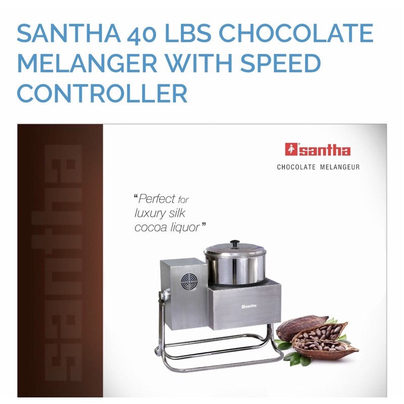 Bean to bar巧克力精磨機40ibs能控制轉速CHOCOLATE WITH SPEED CONTROLLER