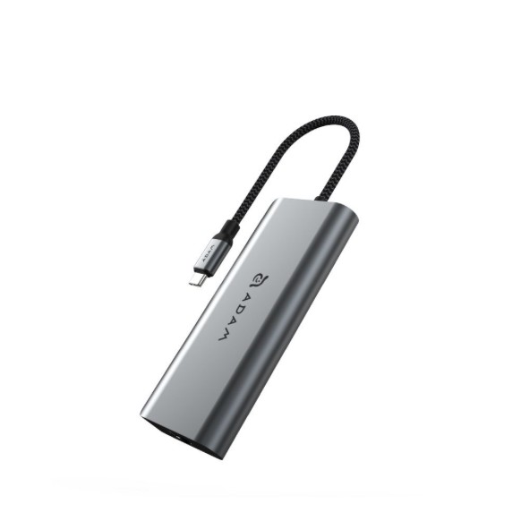 ADAM 亞果元素 CASA Hub A01s USB-C 4K 六合一集線器  灰 現貨 廠商直送