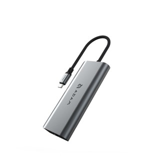 ADAM 亞果元素 CASA Hub A01s USB-C 4K 六合一集線器 灰 現貨 廠商直送