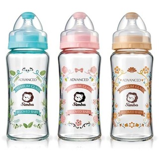 買1送1母乳袋~小獅王辛巴 蘿蔓晶鑽寬口玻璃雙凹奶瓶 全新 新生兒適用 開發票 可刷卡 送母乳袋