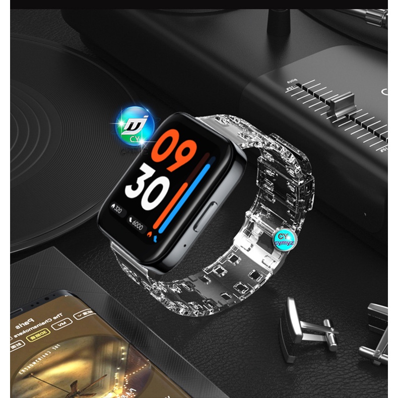 Realme watch 3 錶帶 矽膠錶帶 運動腕帶 realme watch 3 保護套 鋼化玻璃保護殼