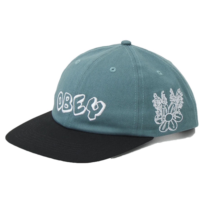 OBEY - 100580313 PLOT 6 PANEL SNAPBACK 滑板帽 / 六片帽 (葉綠色) 化學原宿