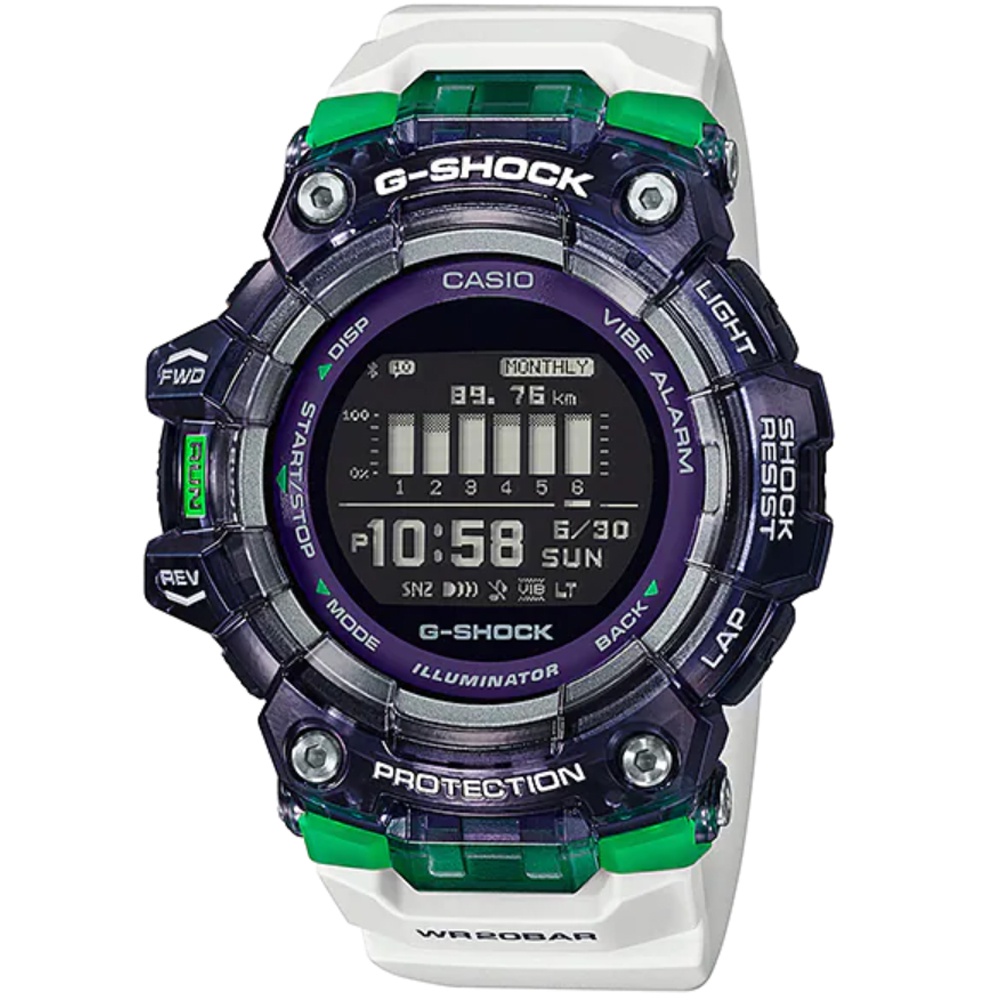 【CASIO】卡西歐 G-SHOCK 藍芽連線多功能運動錶 GBD-100SM-1A7 台灣卡西歐保固一年