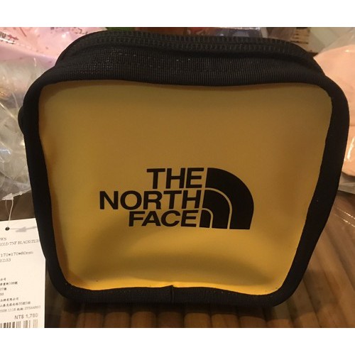全新正品現貨含運~The North Face 小包 北臉 方包 腰包 防潑水 黃色 側背包