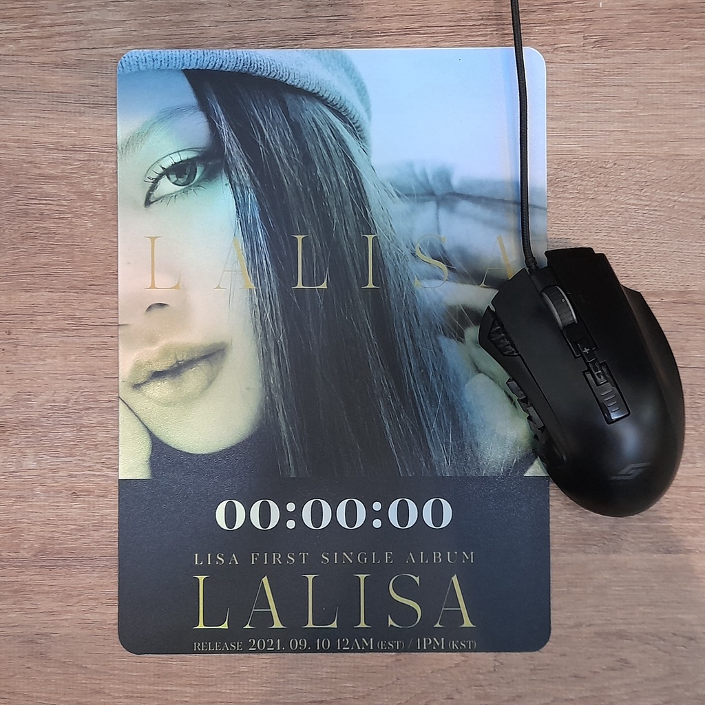 BLACKPINK 滑鼠墊 LISA  LALISA SOLO 周邊 專輯 lisa拆專
