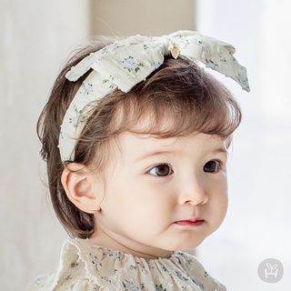 [ BLACK_Q ] 現貨*韓國正品*KIDS CLARA* HAPPY PRINCE-Floa蝴蝶結髮帶