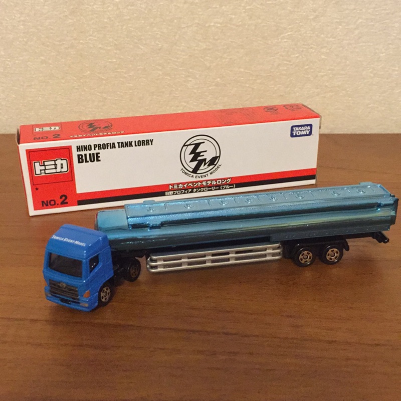 Tomica 會場限定 TEM no.2 HINO 電鍍藍 油罐車