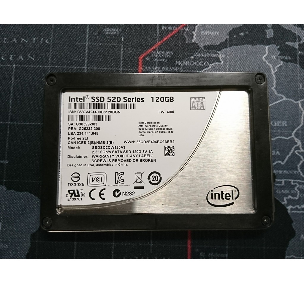 Intel 520 SSD 120G