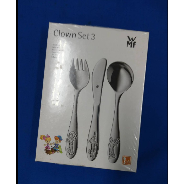 德國WMF 兒童餐具 3 件組. Clown