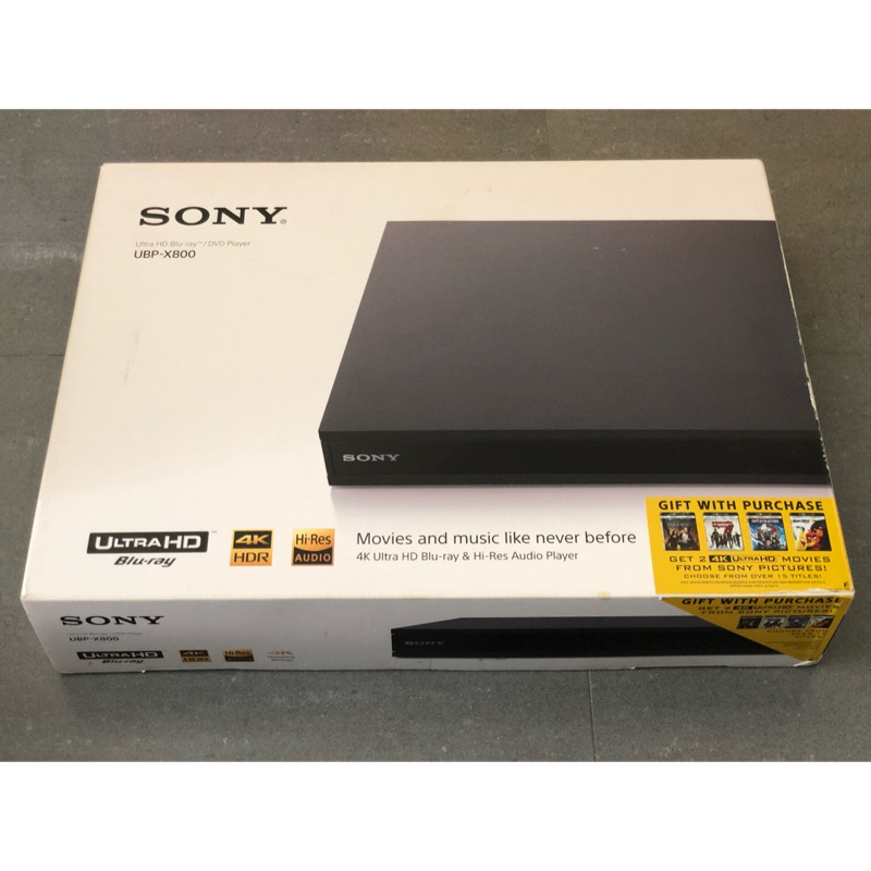 [極新品] Sony UBP-X800 4K UHD 藍光播放機