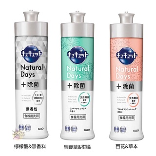 kao花王 Natural Days 去油汙洗碗精 240ml 【樂購RAGO】 日本製