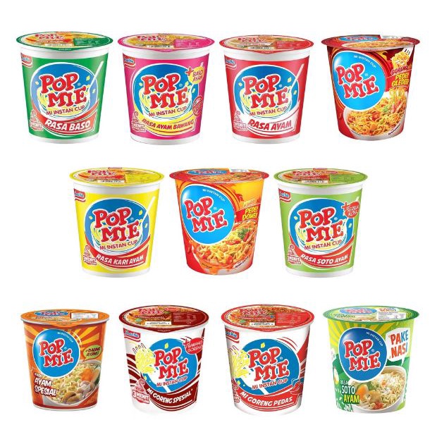 印尼 POP MIE CUP ANEKA RASA 風味杯麵 POPMIE