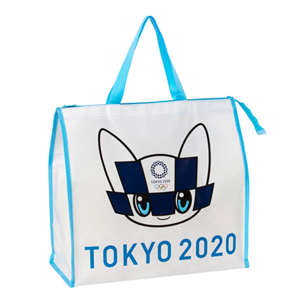 現貨 日本2021年東京奧運Tokyo 2020 Olympic吉祥物多功能輕便包手提袋（官方紀念品商店正品）