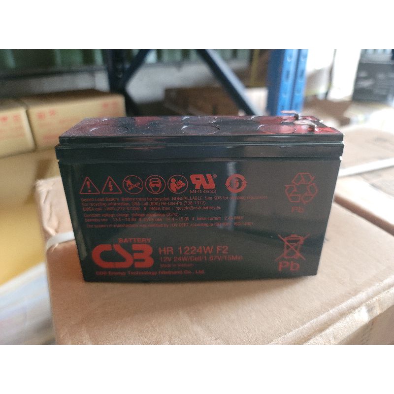 Аккумулятор csb hr 1224w