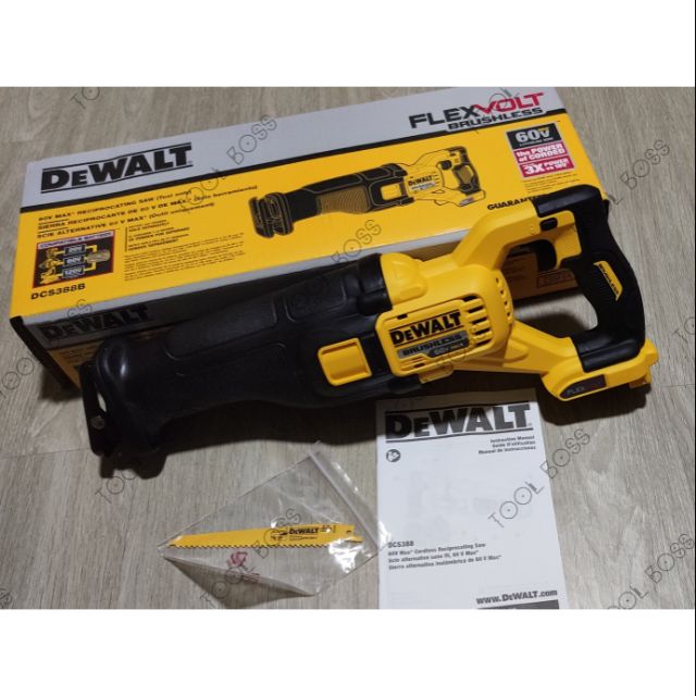 [工具王] 全新 美國 Dewalt 美規 德偉 得偉 60V 大馬力 軍刀鋸 DCS388