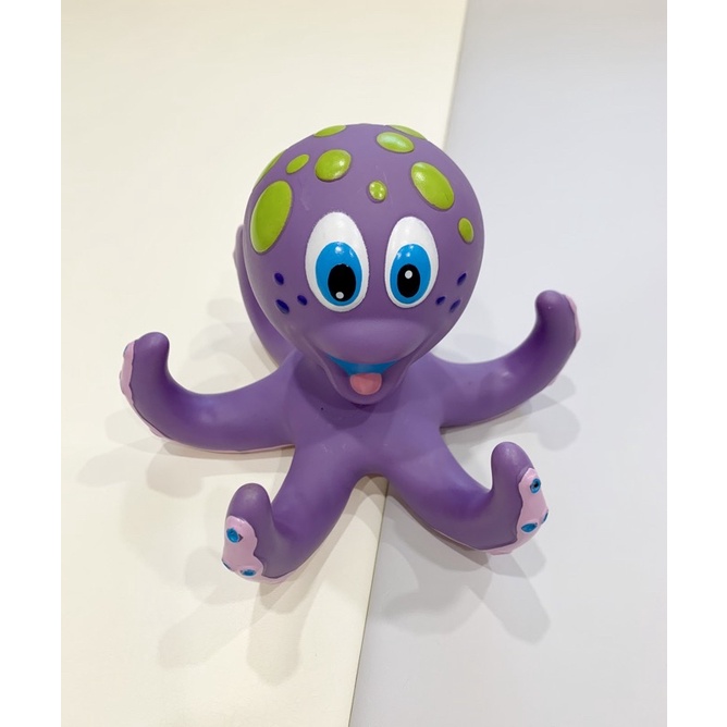 二手-紫色漂浮小章魚🐙沐浴玩具/洗澡玩具