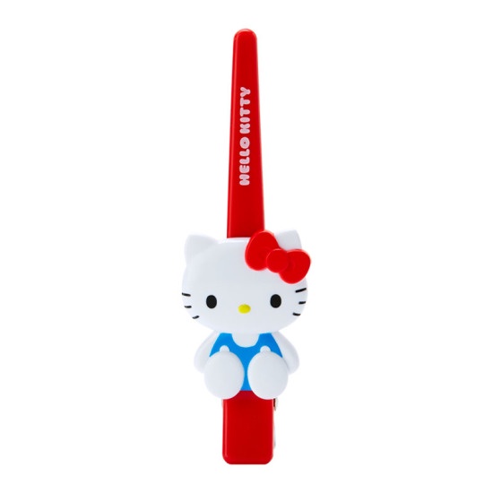 Hello Kitty 造型塑膠長髮夾 (紅 玩偶)