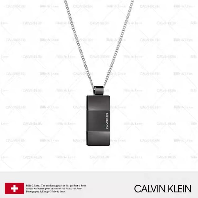 新款ck項鍊專櫃正品男式歐美潮男鎖骨鏈吊墜kj9lbp1801現貨 蝦皮購物