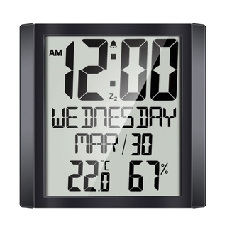 PCF* 室內房間液晶顯示電子溫濕度計數字濕度計氣象站鬧鐘