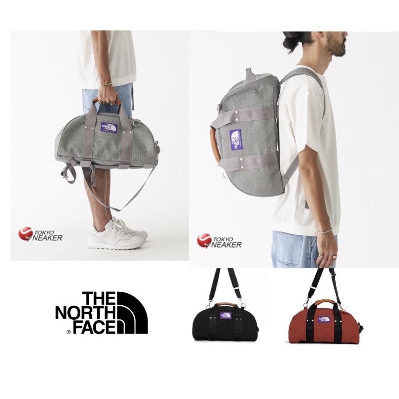 THE NORTH FACE 紫標DUFFLE BAG 北面大容量斜挎手提背包 三合一 後背包+手提+側背包