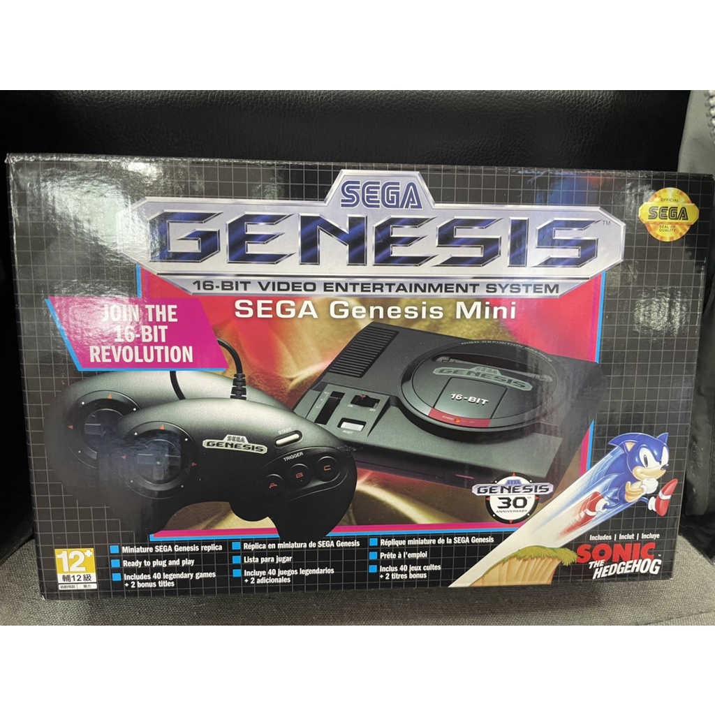 SEGA 迷你復刻 Genesis Mini主機 (亞洲美版)全新無保固