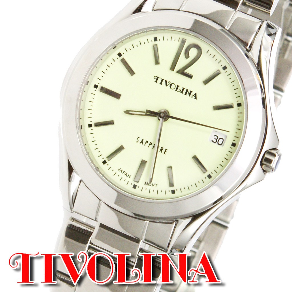 日本TIVOLINA男錶手錶【 長億鐘錶 】 藍寶石玻璃 有日期 公司貨 一年保固 實體店面售服
