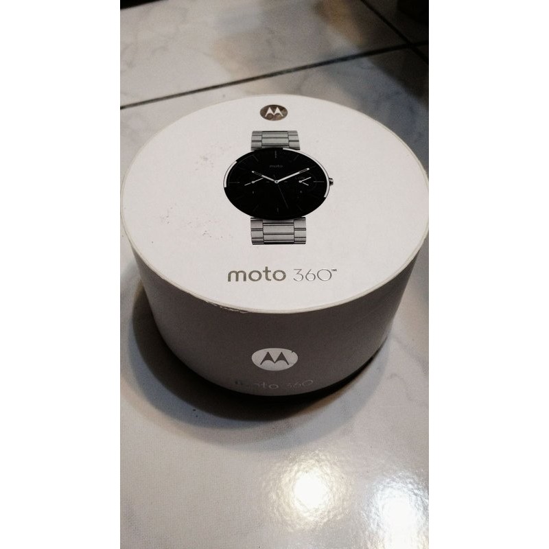 Motorola Moto 360 銀色智慧型手錶(careyjou下標)