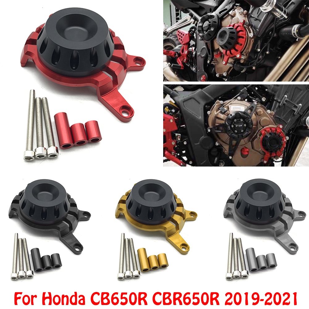 HONDA 摩托車發動機護罩定子離合器蓋防撞墊框架滑塊保護器適用於本田 CB650R CBR650R CB CBR 65