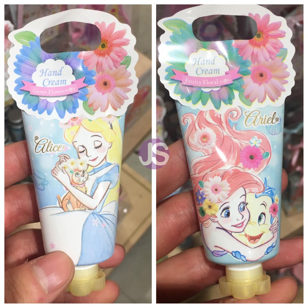 日本迪士尼商店 韓國製 小美人魚 愛麗絲 護手霜