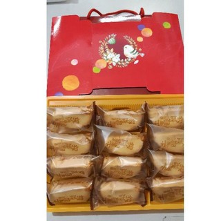 **好味屋**禮盒~朋富~臺灣造型土鳳梨酥禮盒（12入）（原味）~420公克~奶蛋素~中秋過年端午~超取1次最多6盒~