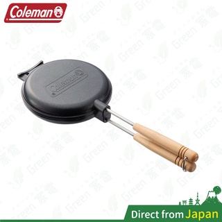 日本 Coleman CM38934 雙平底鍋 不沾鍋 炒菜鍋 可拆開 烤土司 附收納袋 三明治烤盤 露營 烤具