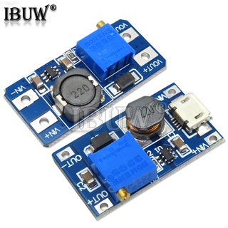 5pcs MT3608 可調升壓模組 2A 升壓板升壓模塊, 帶 MICRO USB 2V-24V 至 5V 9V 12