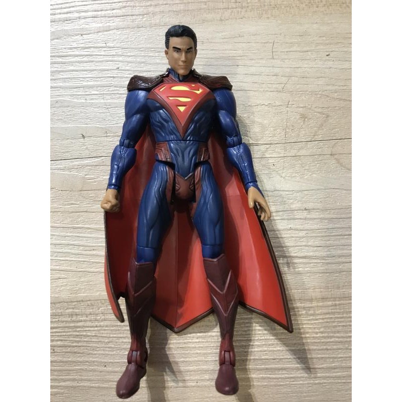 {克拉克玩具}絕版 美泰兒 不義聯盟 超人 SUPERMAN 可動 人偶 公仔 7吋