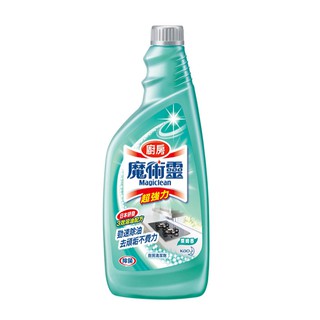 花王 魔術靈 廚房清潔劑(更替瓶)-萊姆香 500ml【康鄰超市】