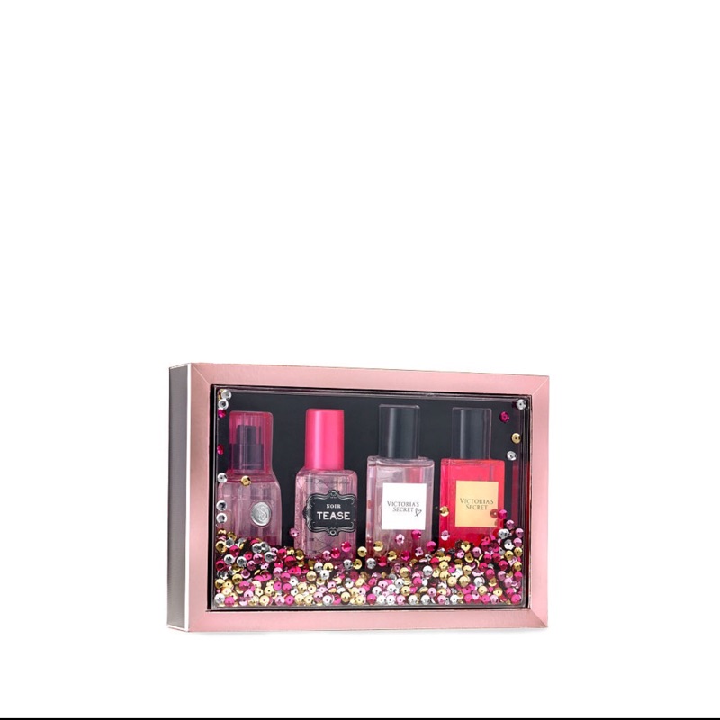 美國VS維多利亞的秘密Fragrance Mist四入迷你香氛禮盒組