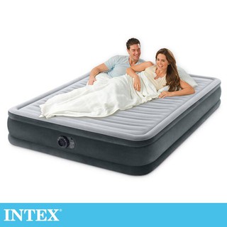 【INTEX】豪華型橫條內建電動幫浦充氣床-雙人加大-寬152cm (67769ED)15020170