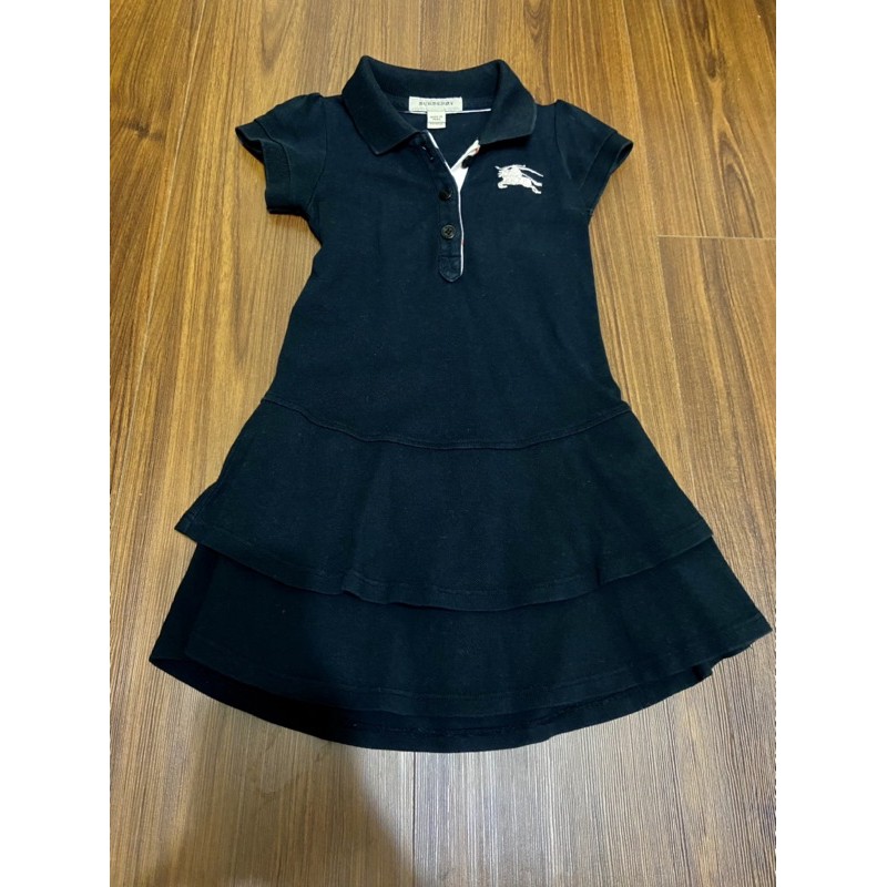 For pogirl /Burberry女童2Y/92cm黑色小洋裝/保證正品/polo小洋裝