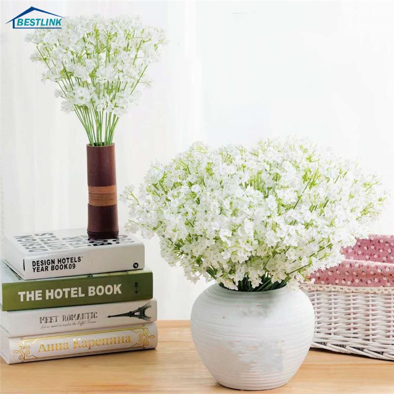 Bl Bl 60 頭貴族滿天星花嬰兒呼吸婚禮花家居裝飾生日diy 照片道具花 蝦皮購物