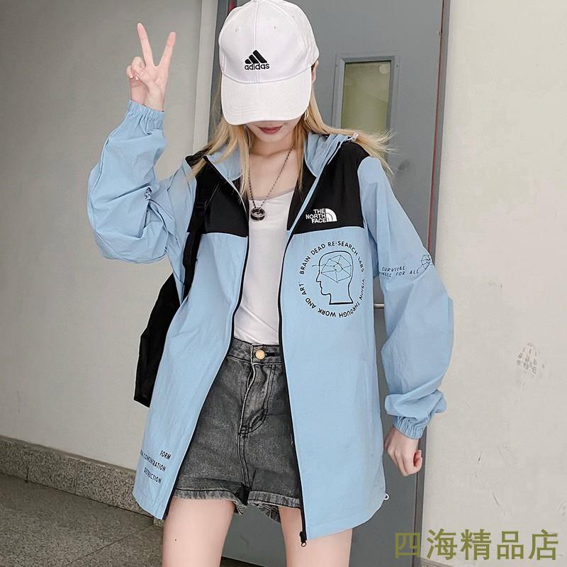 四海精品店 The North Face 北面皮膚衣春夏新款戶外輕薄外套透氣男女同款防曬服連帽皮膚衣抗uv外套 蝦皮購物