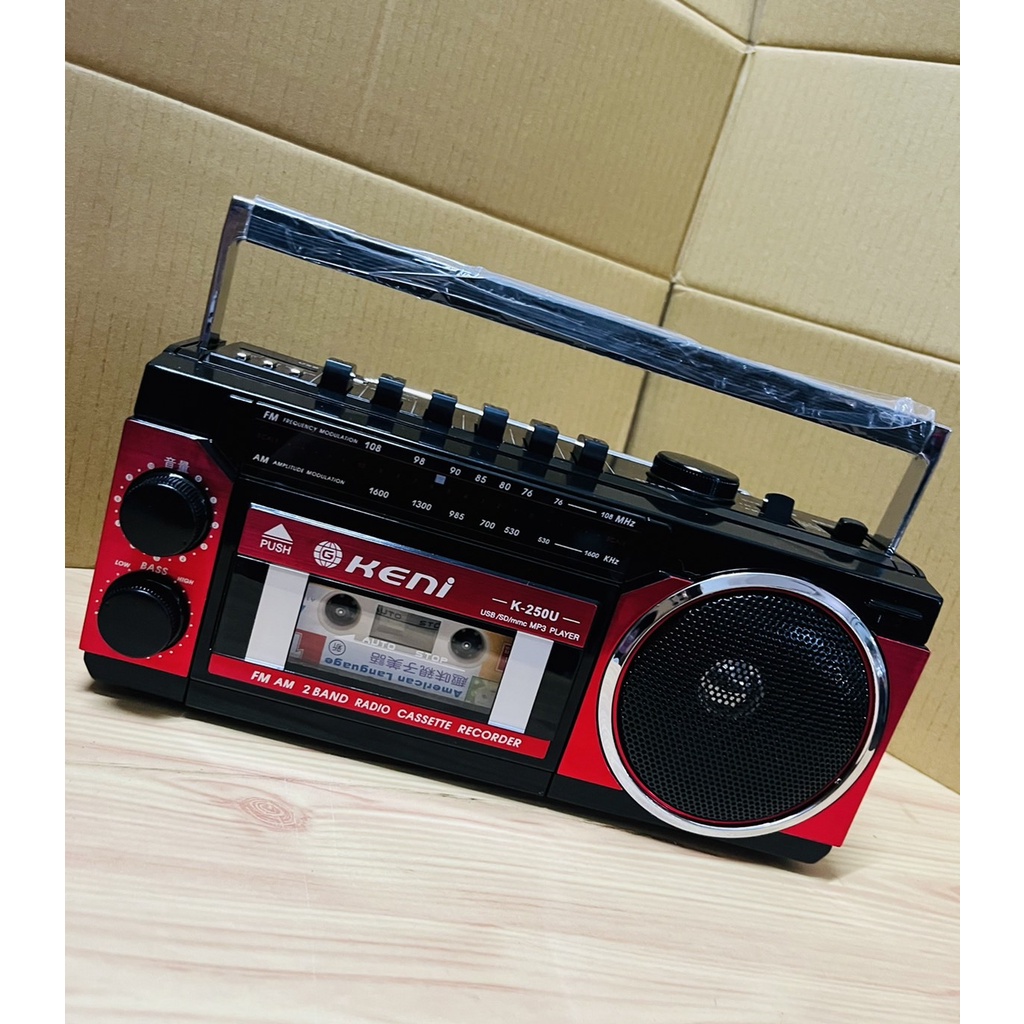 👍🌺日本原裝Keni無線電錄音機AM/FM收音機 USB/SD卡 MP3播放    👍👍很驚訝它的收音