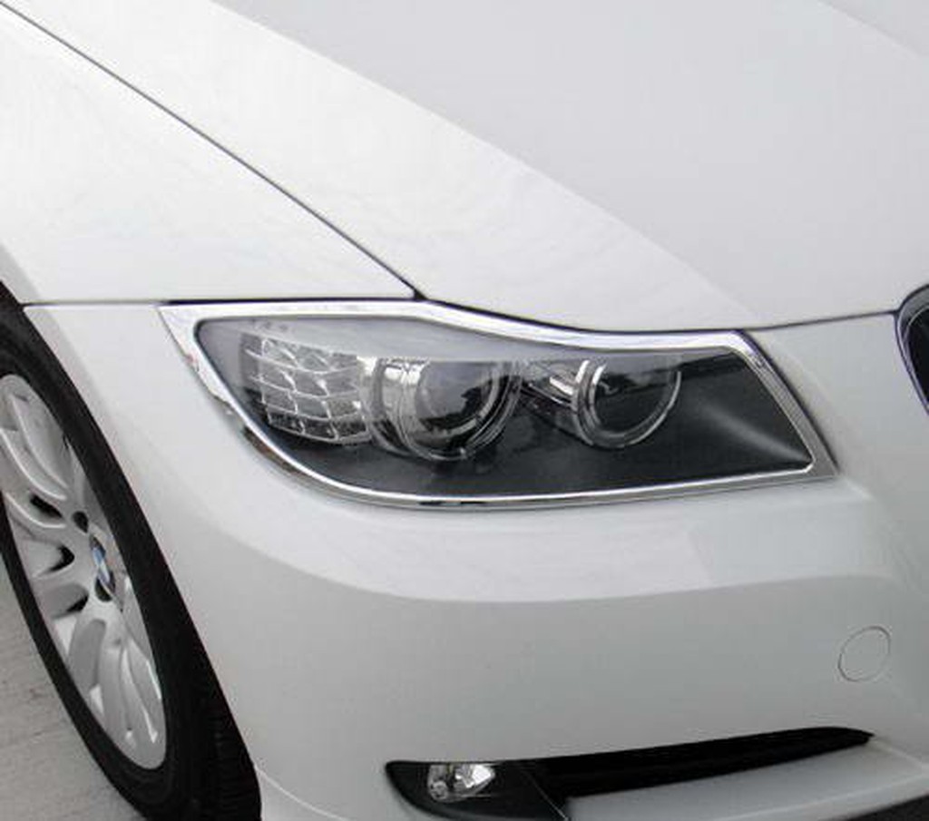 《※金螃蟹※》 寶馬 BMW 3 E90 2008年 ~2011年 系列 鍍鉻 大燈框 頭燈框