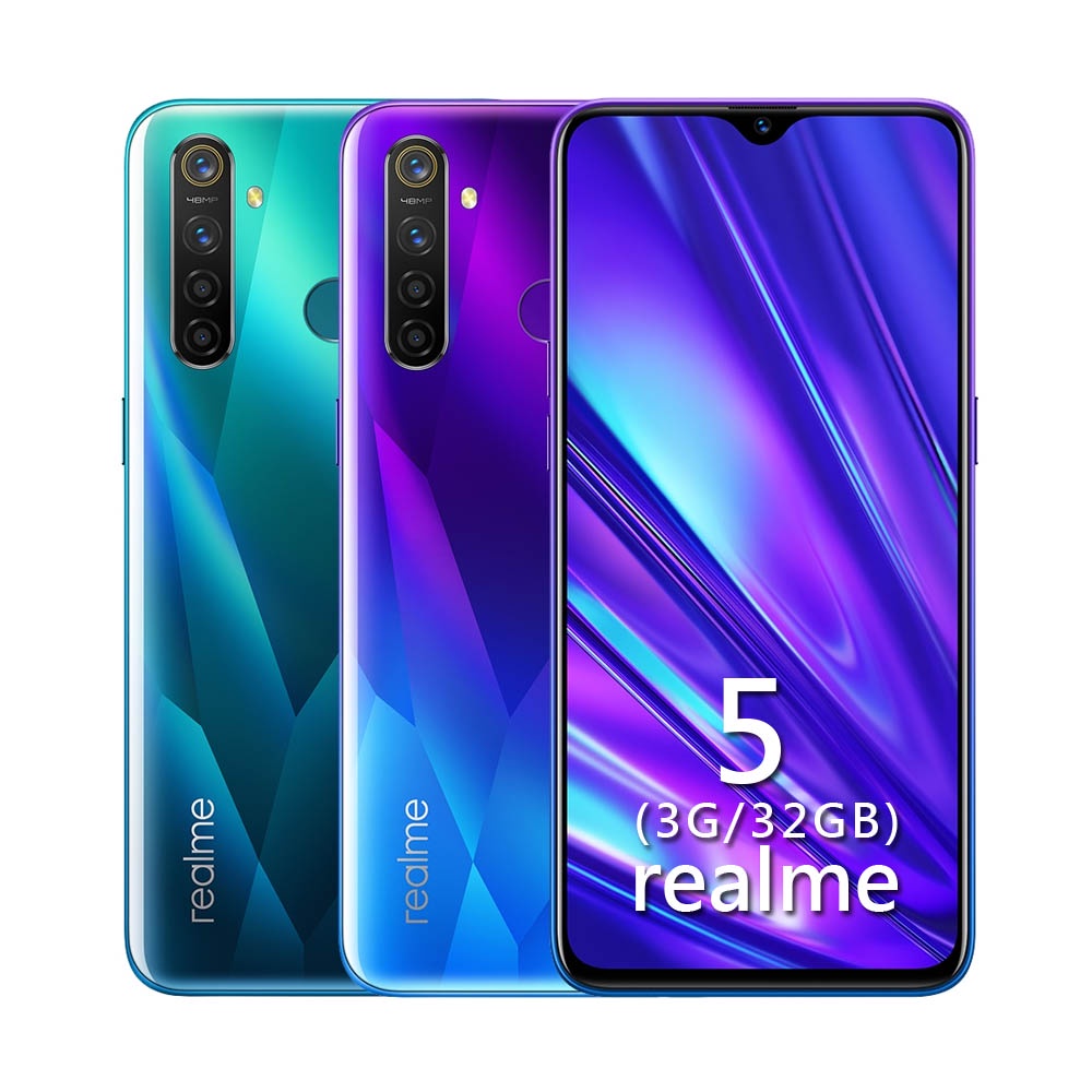 Realme 5 (3G/32G) 6.5吋 四鏡頭 台灣公司貨 全新機