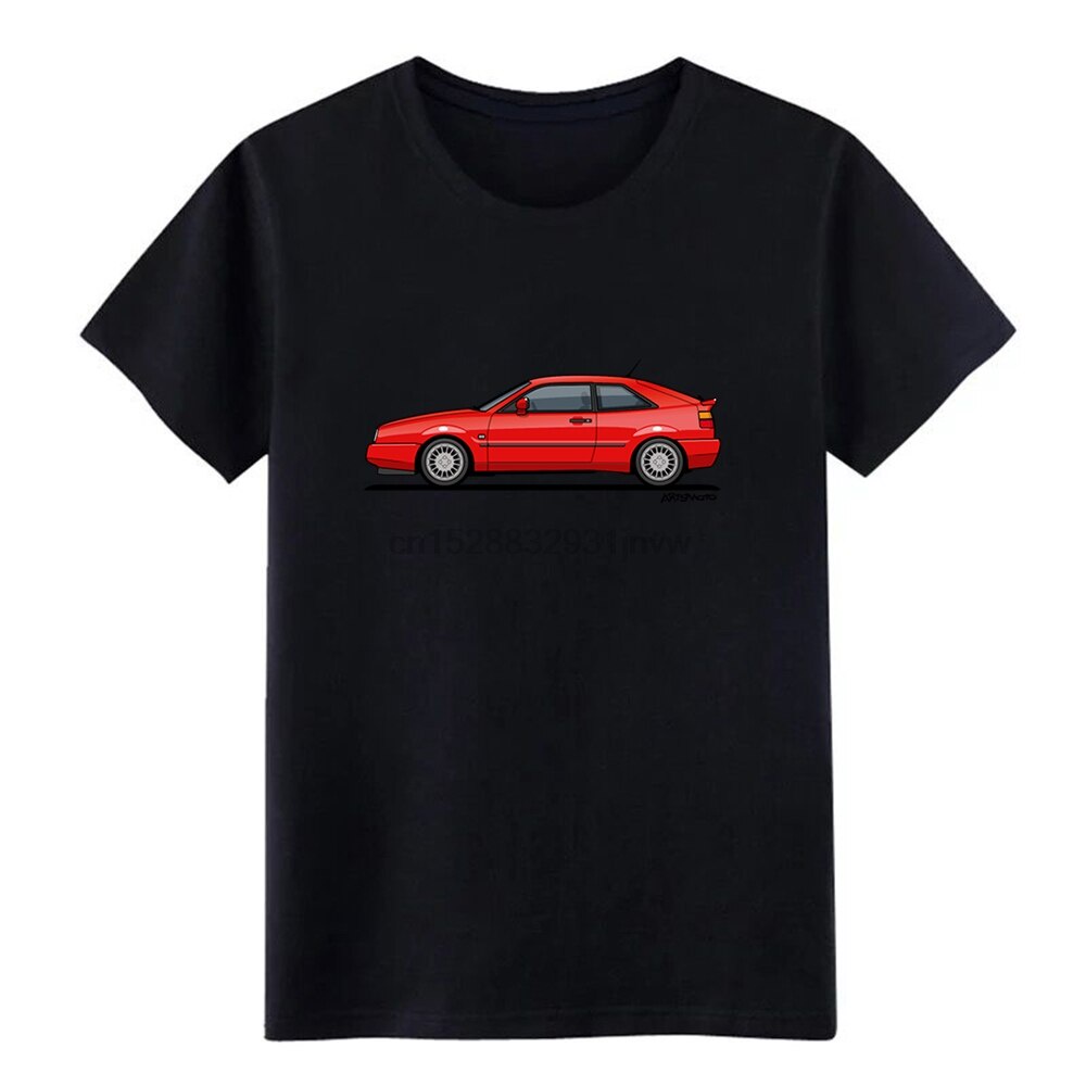 男士 Corrado G60 紅色 t 恤人物棉 S-XXXL 修身禮物搞笑休閒夏季風格正裝襯衫