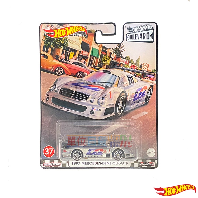 『 單位日貨 』日本正版 風火輪 Hot Wheels 1997 MERCEDES-BENZ CLK-GTR 吊卡 小車