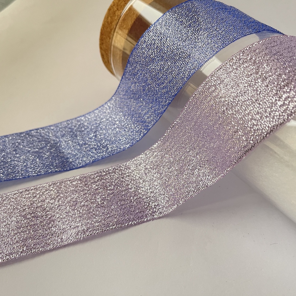 [[柚子手工]] 藍色紫色葱帶織帶緞帶勞作美工髮飾材料 一份1碼 m1659