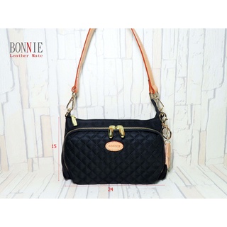**Bonnie** 專櫃嚴選 輕量 二用包 防潑水 車格 尼龍＋頭層牛皮
