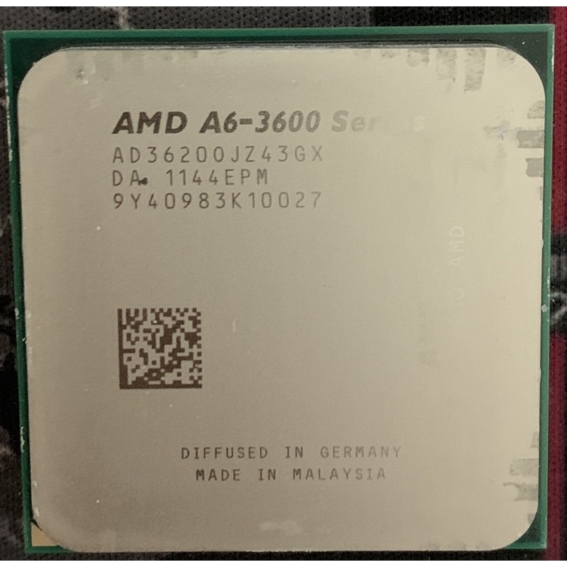 AMD A6-3600 附風扇 拆機良品
