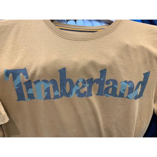 Timberland 男 小麥色 迷彩LOGO 有機棉 短袖T恤 休閒 運動 穿搭 透氣 A43ZCP47