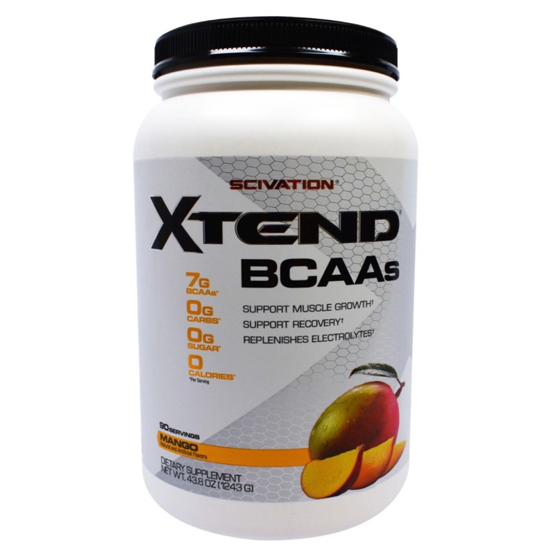 Scivation XTend 頂級BCAA芒果90份 廣受世界健美選手運動選手喜愛的最佳品牌幫，助肌肉生長，快速恢復。